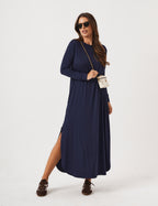 Vestido Longo Roma Marinho