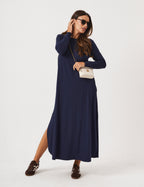 Vestido Longo Roma Marinho