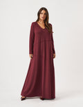 Vestido Emily Malbec