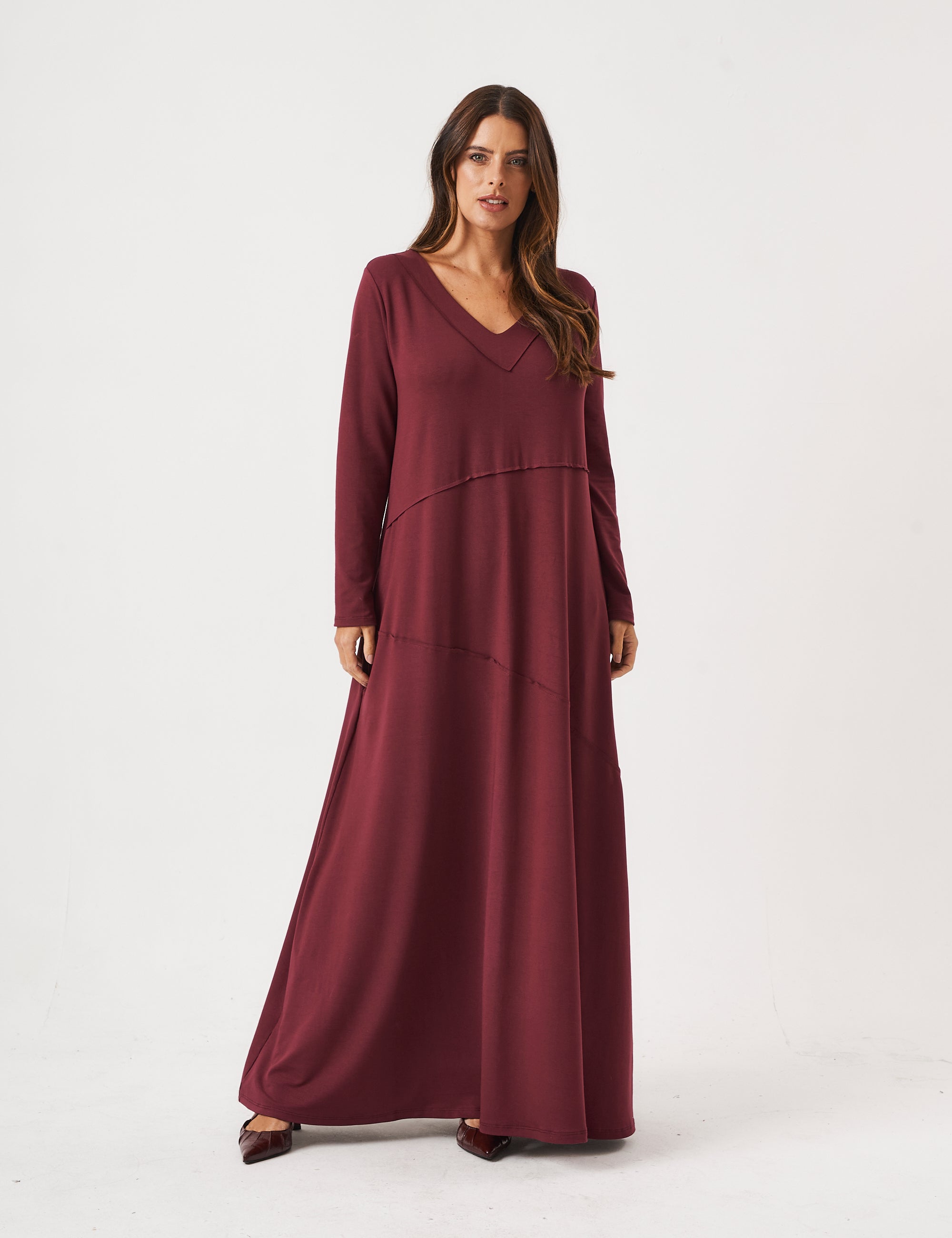 Vestido Emily Malbec