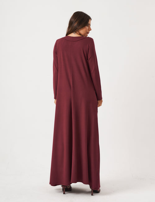 Vestido Emily Malbec