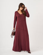 Vestido Emily Malbec