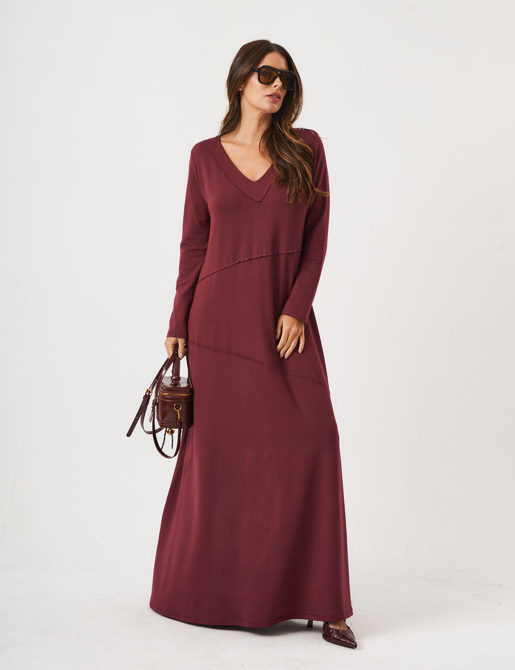 Vestido Emily Malbec