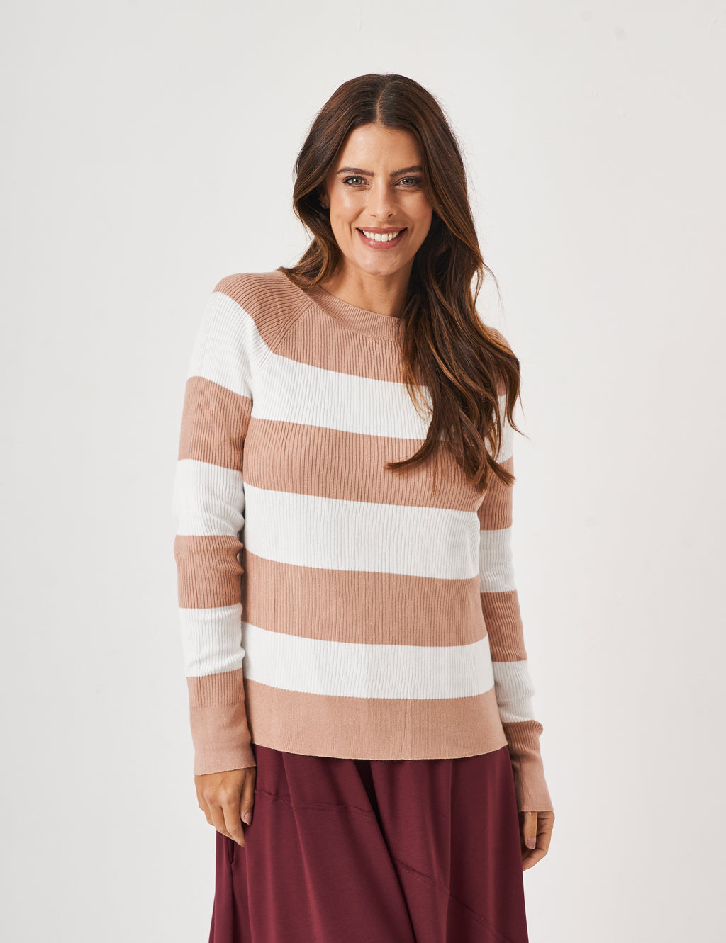 Blusa Tricô Duo Bege / Off White