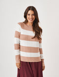 Blusa Tricô Duo Bege / Off White
