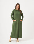 Vestido Fatima Verde Militar