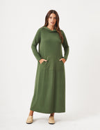 Vestido Fatima Verde Militar