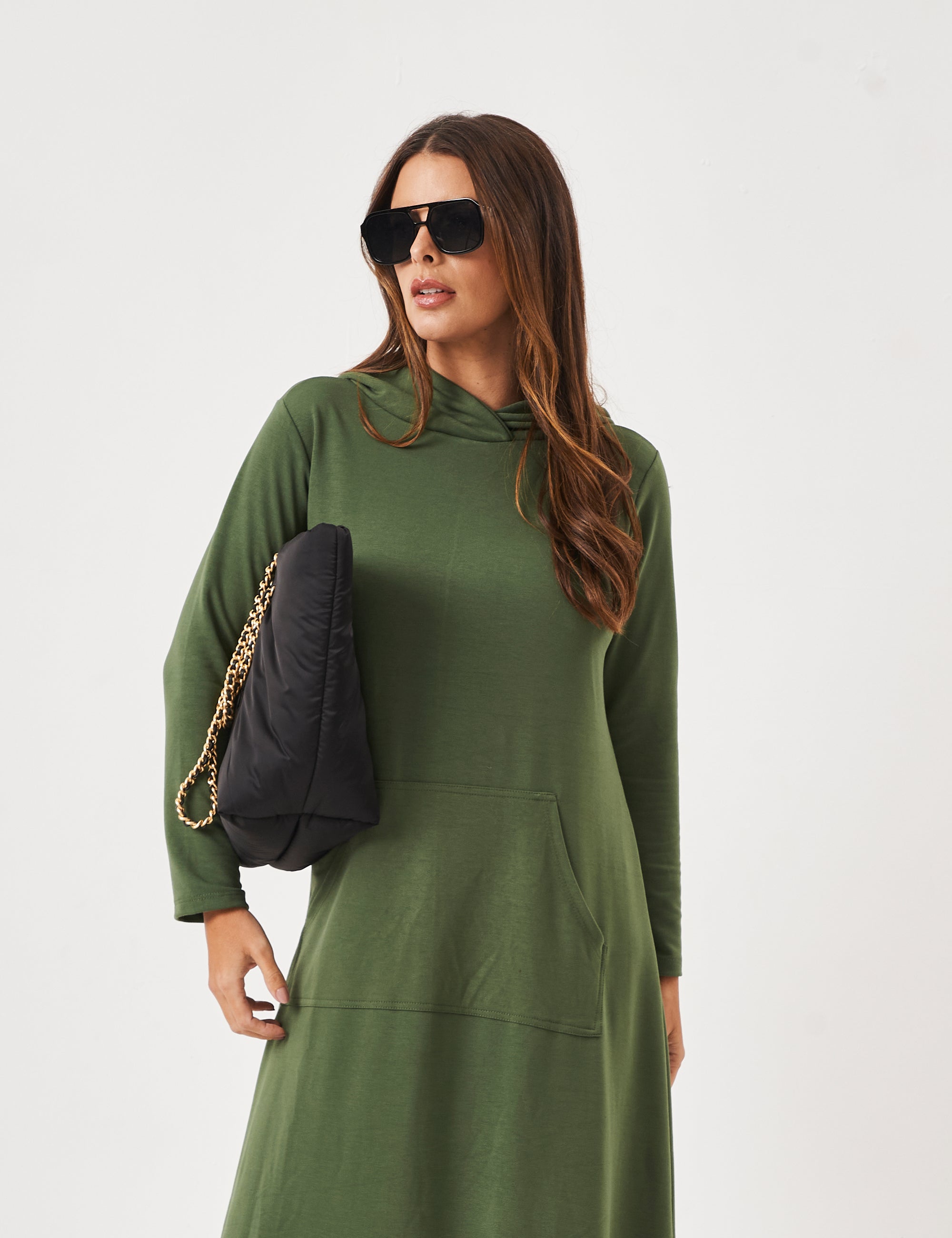 Vestido Fatima Verde Militar