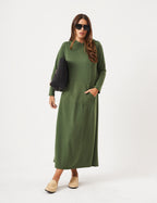 Vestido Fatima Verde Militar