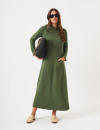 Vestido Fatima Verde Militar