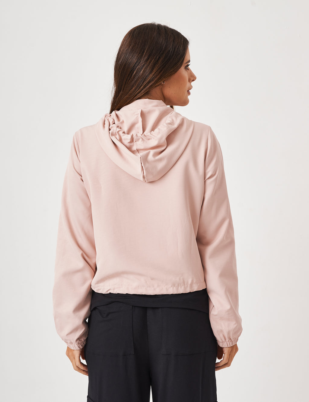 Jaqueta Corta Vento Rosa Bebê