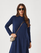 Vestido Fatima Azul Marinho