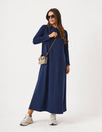 Vestido Fatima Azul Marinho