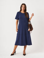 Vestido Olivia Linhas Azul Marinho