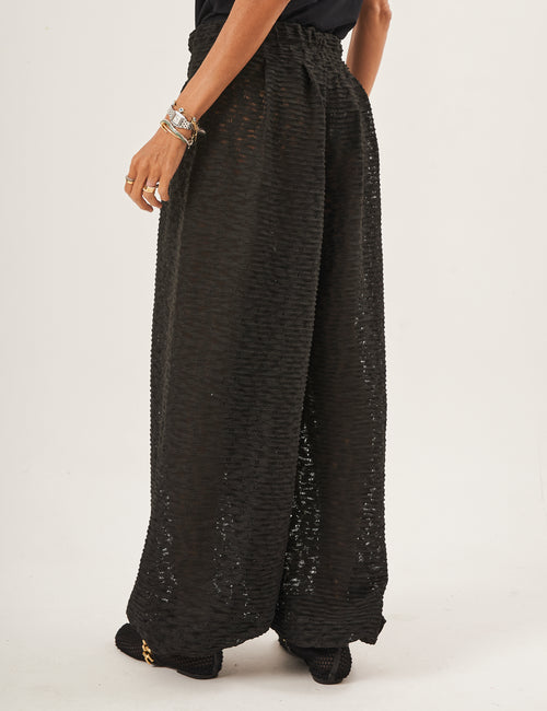 Calça Aladin Renda Preta