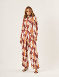Conjunto Cecilia Estampa Malbec