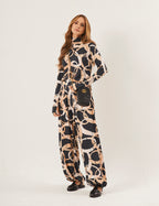 Conjunto Cecilia Estampa Bege