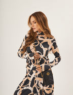 Conjunto Cecilia Estampa Bege