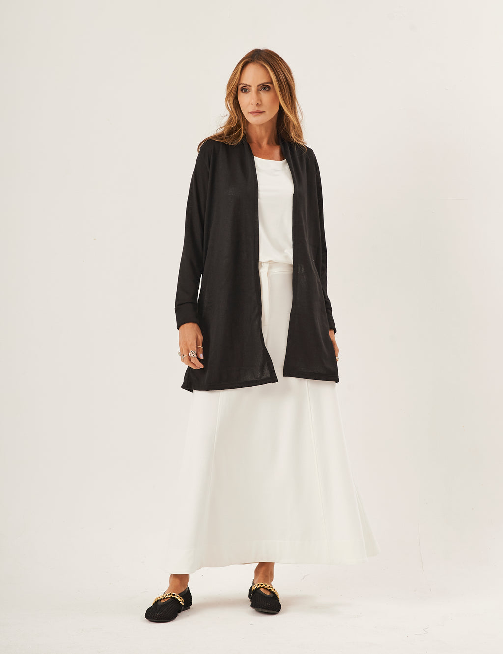 Cardigan Curto Lãzinha Preto
