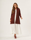 Cardigan Curto Lãzinha Bordô
