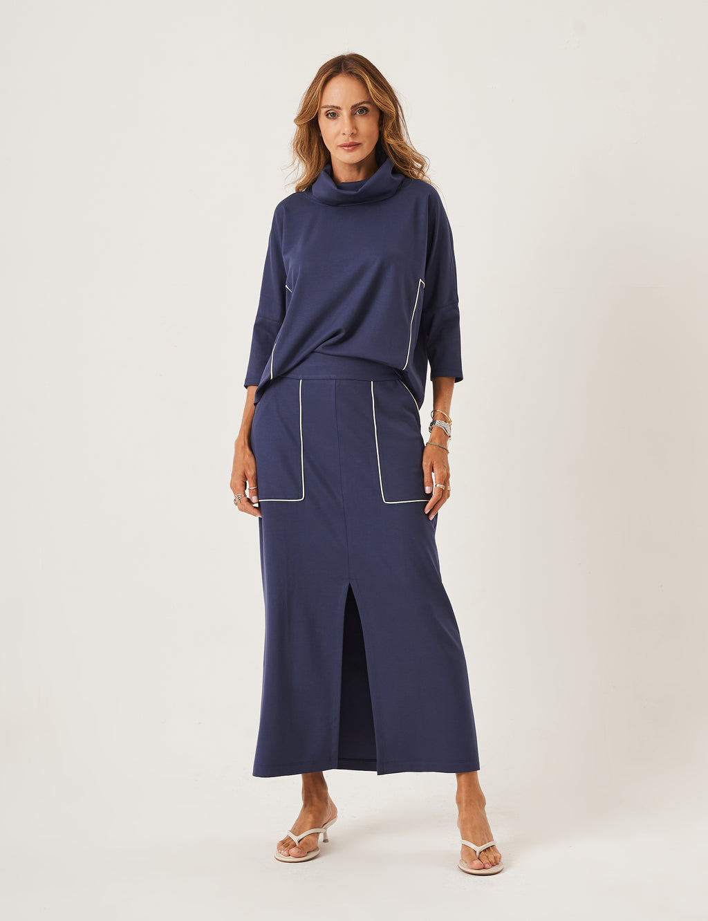 Conjunto Anne Azul Marinho