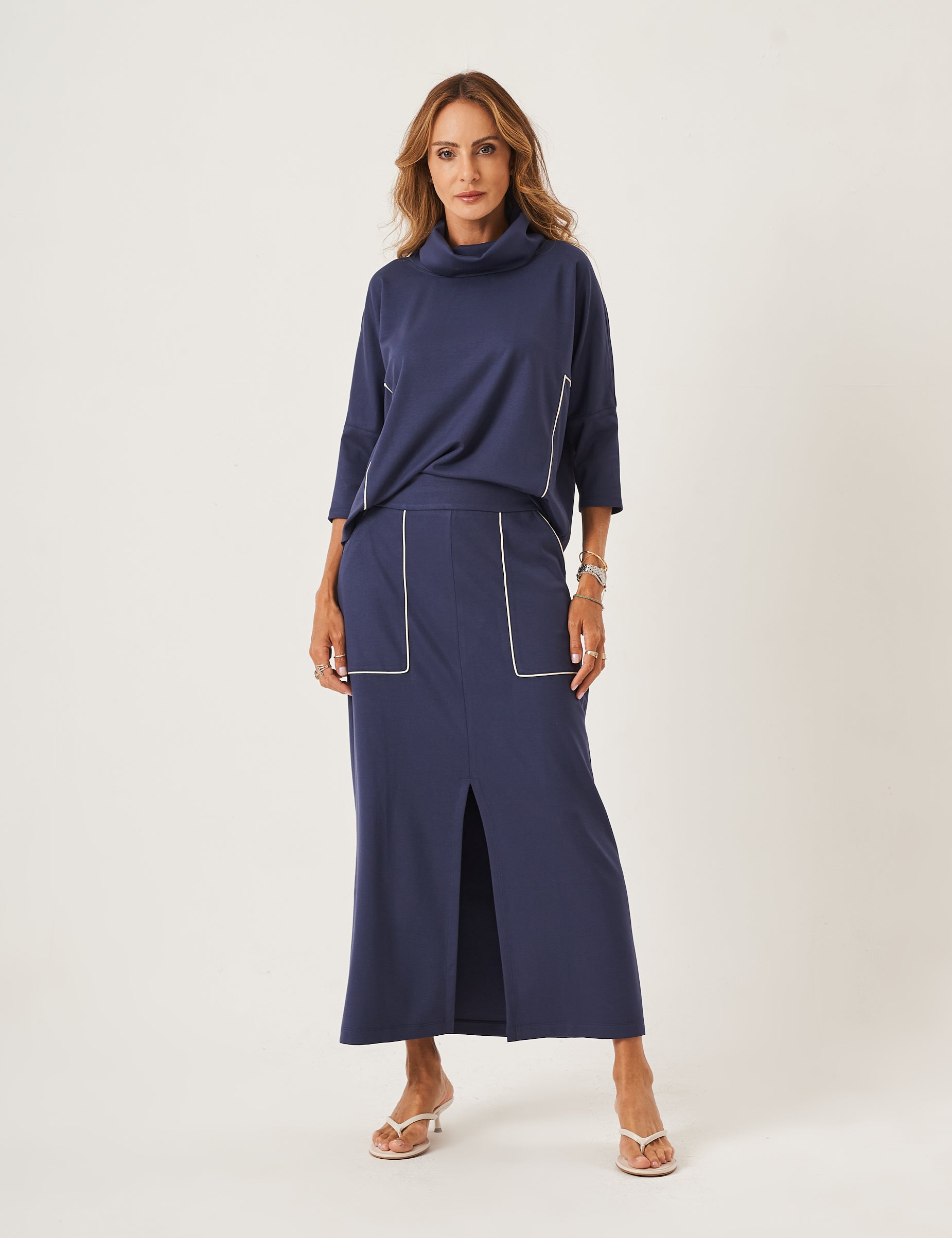 Conjunto Anne Azul Marinho