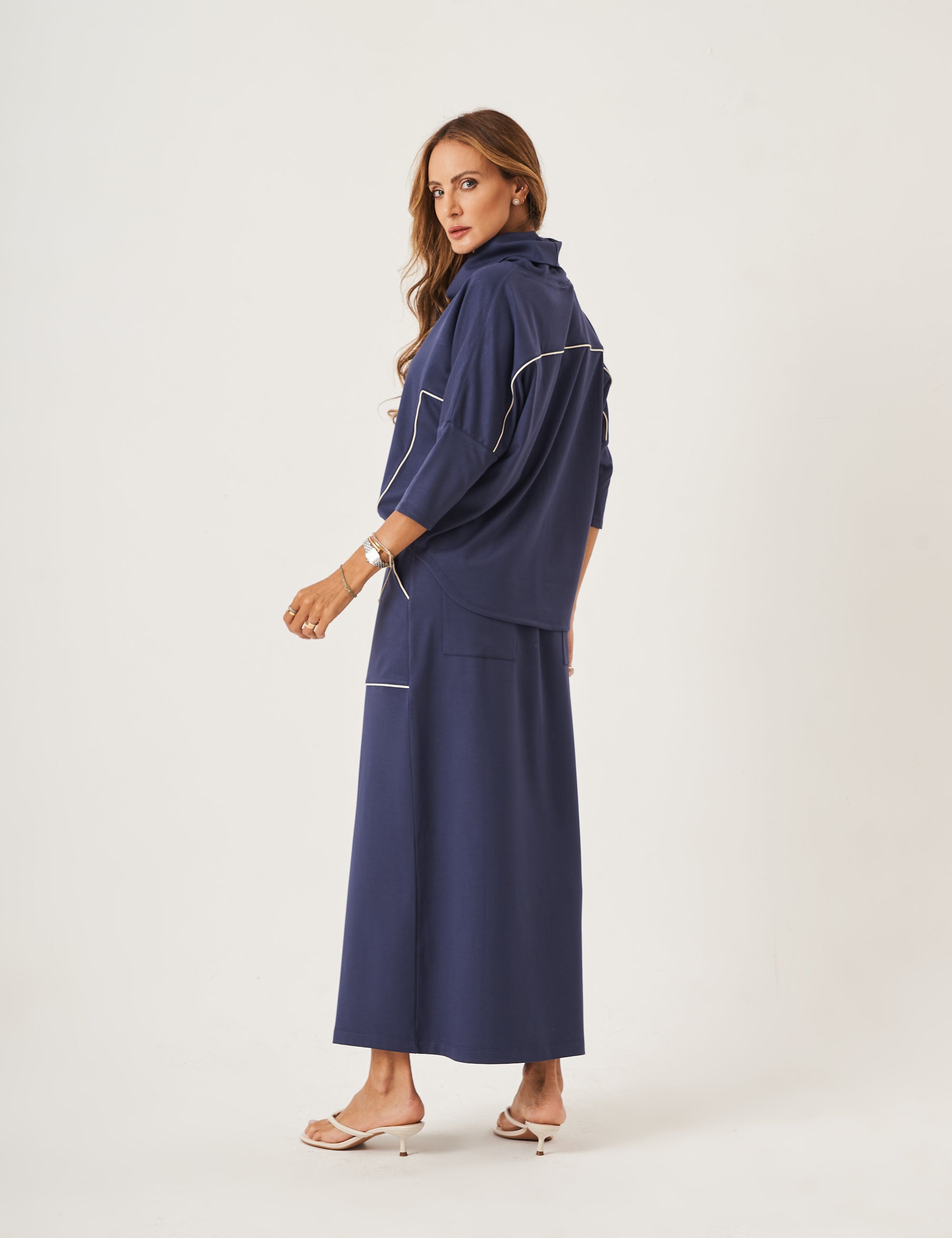 Conjunto Anne Azul Marinho