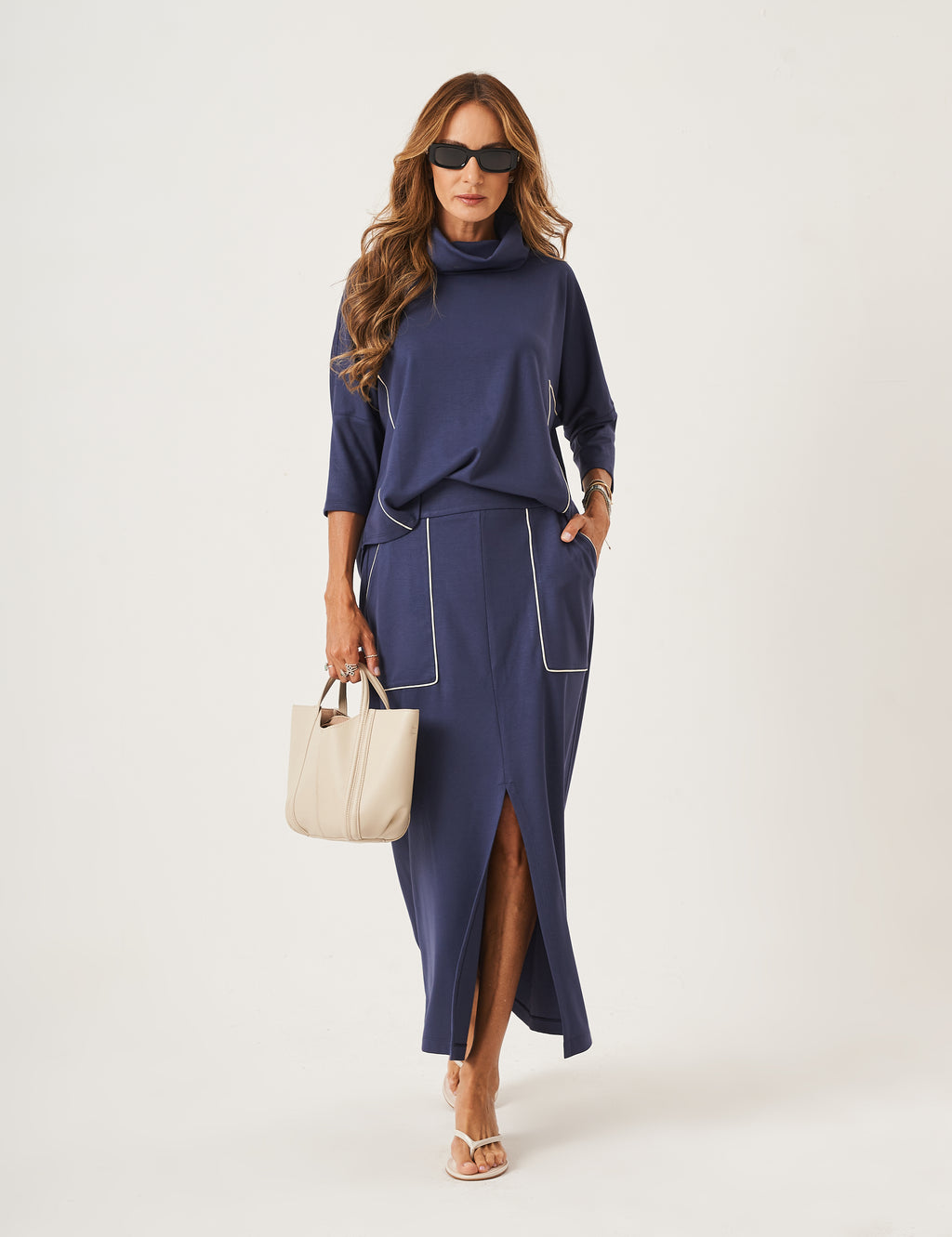 Conjunto Anne Azul Marinho