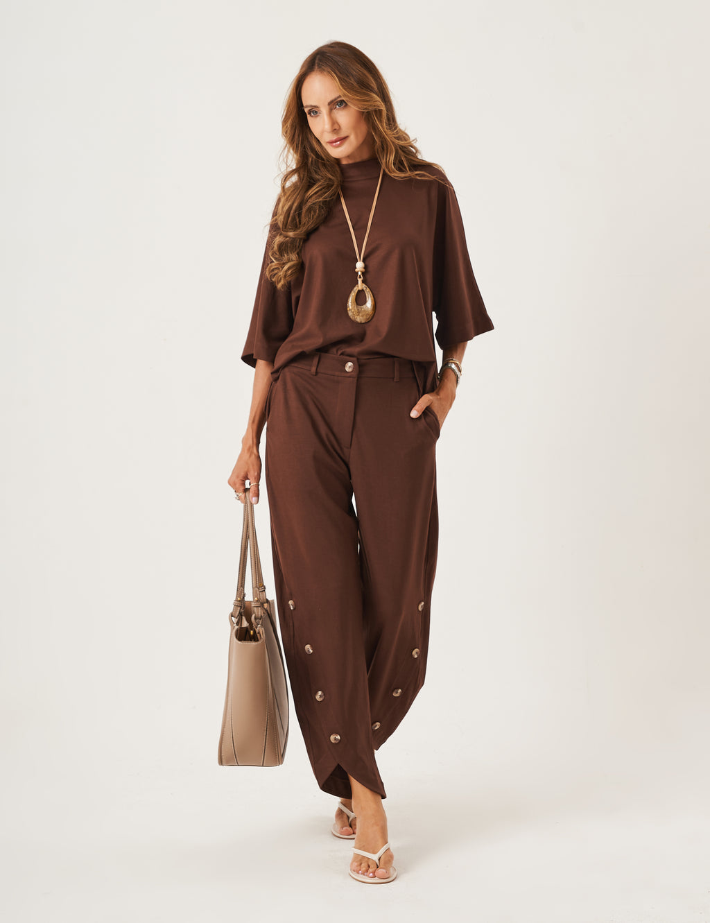 Conjunto Mavie Marrom