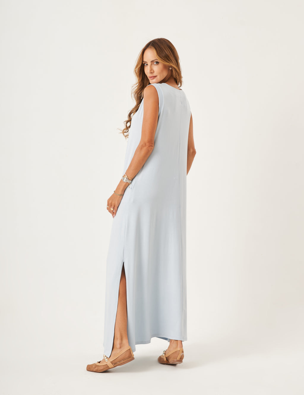Vestido Sophie Azul Céu