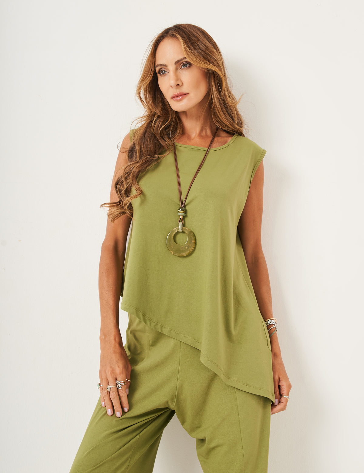 Conjunto Florence Verde Oliva