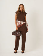 Conjunto Aisha Marrom