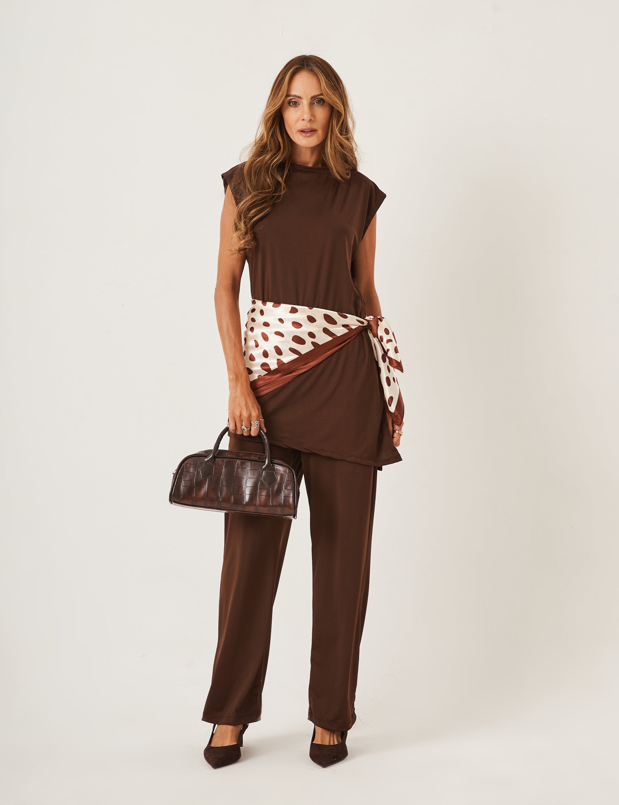 Conjunto Aisha Marrom