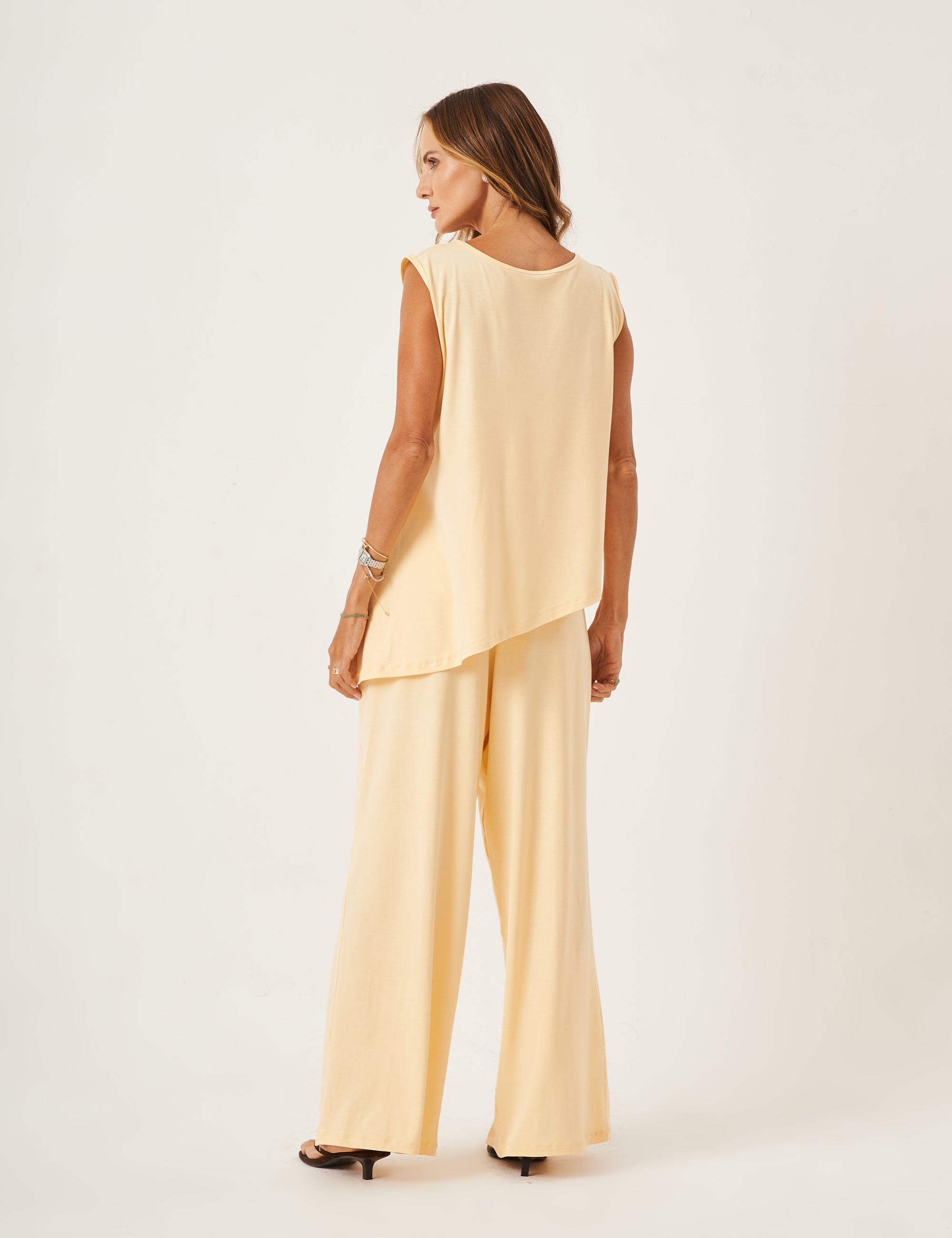 Conjunto Florence Amerelo Manteiga