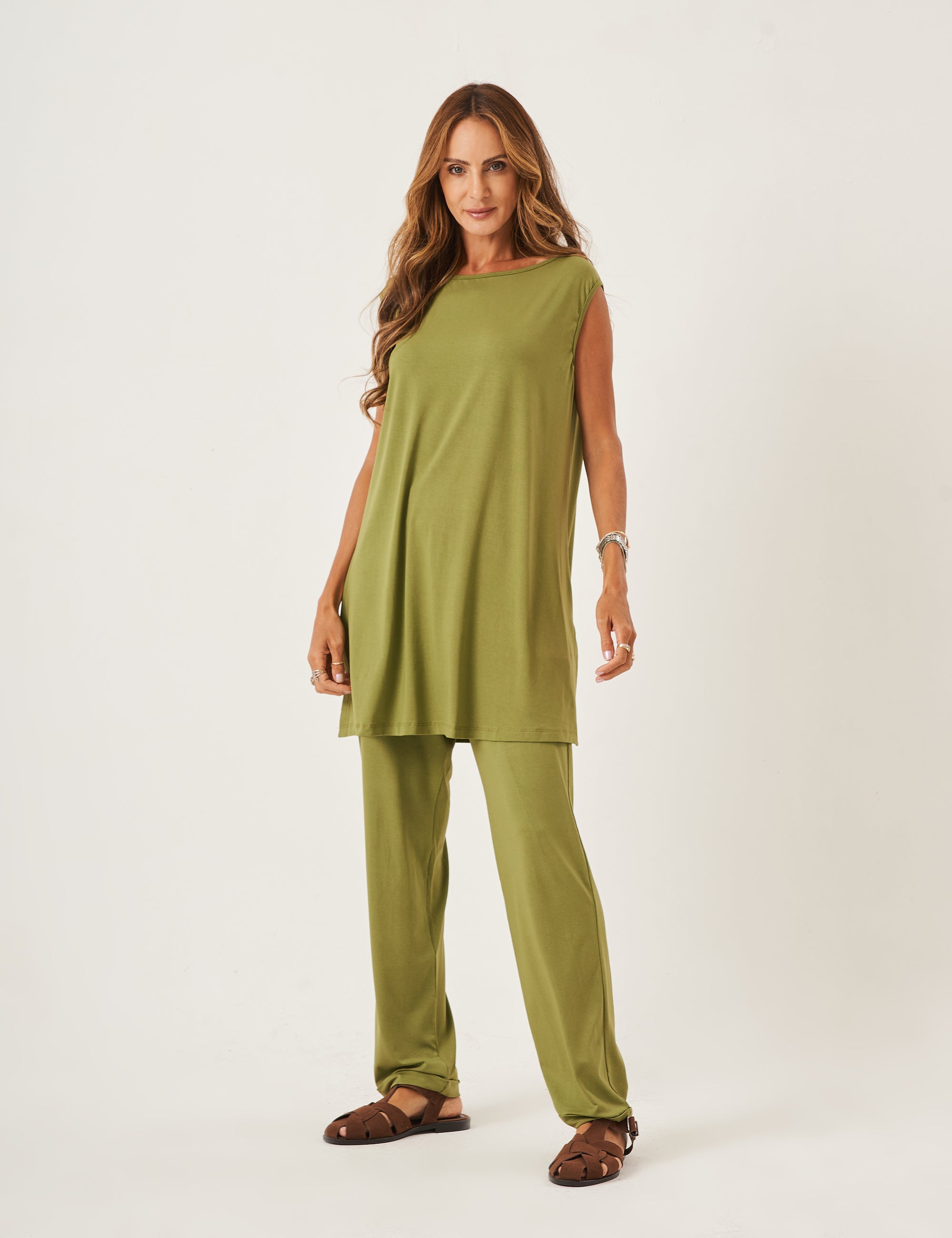 Conjunto Paris Verde Olivia