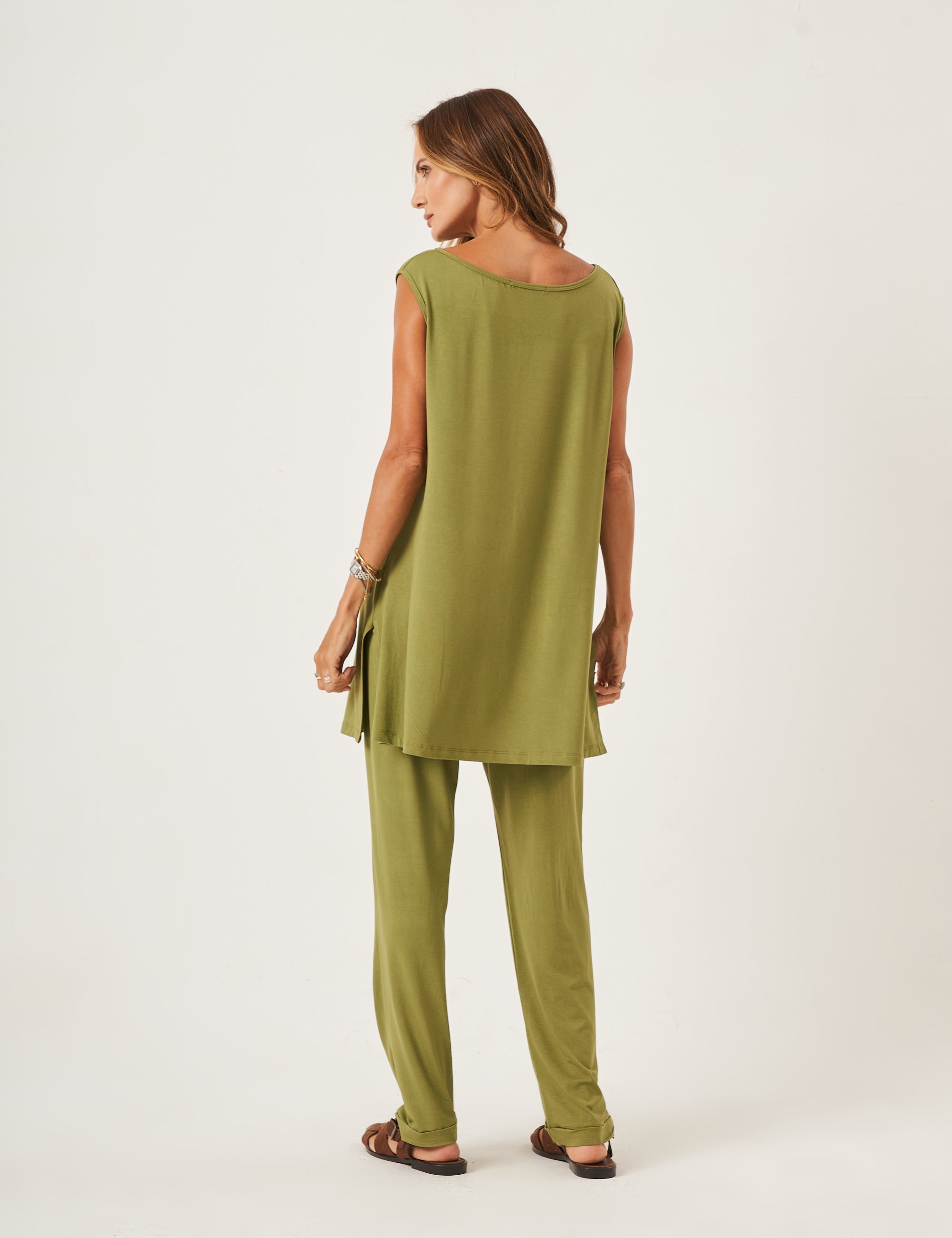 Conjunto Paris Verde Olivia