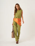Conjunto Paris Verde Olivia