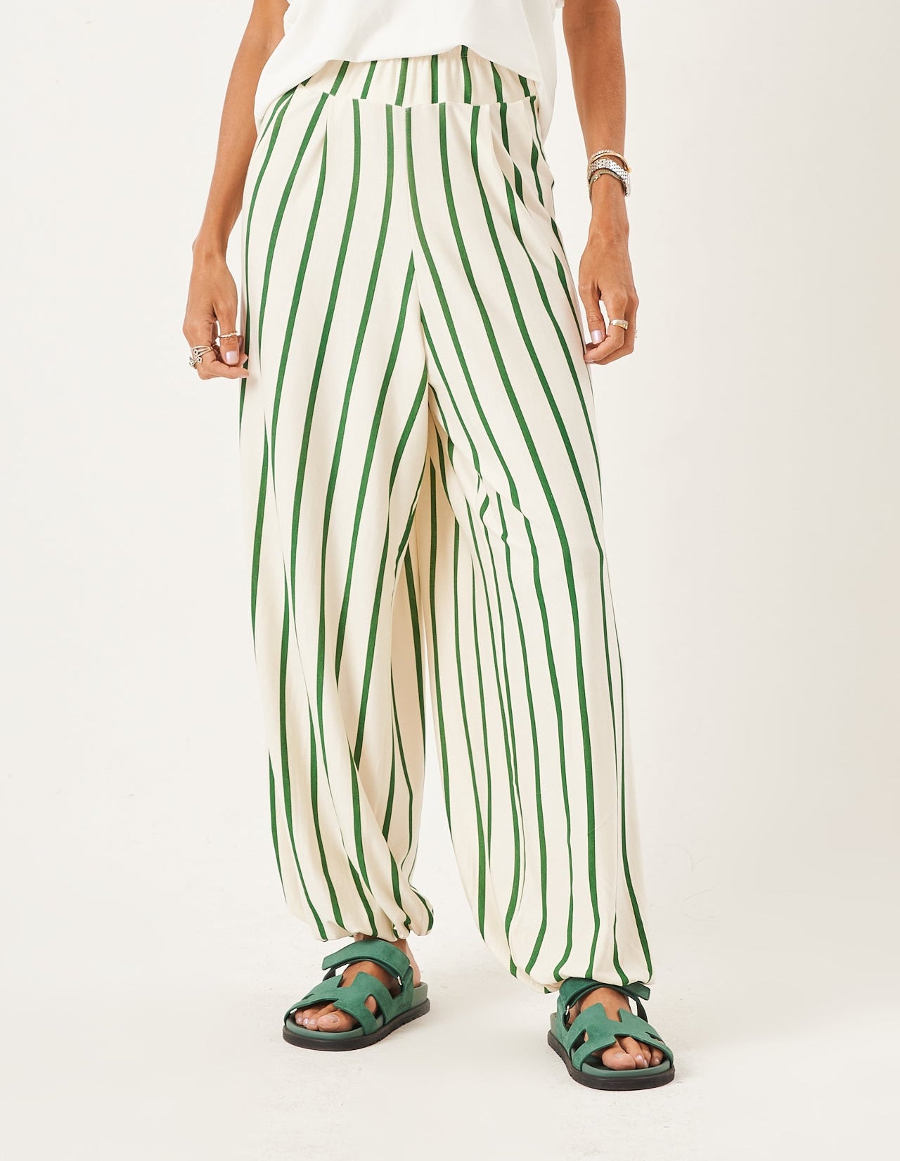 Calça Aladin Listras Verde