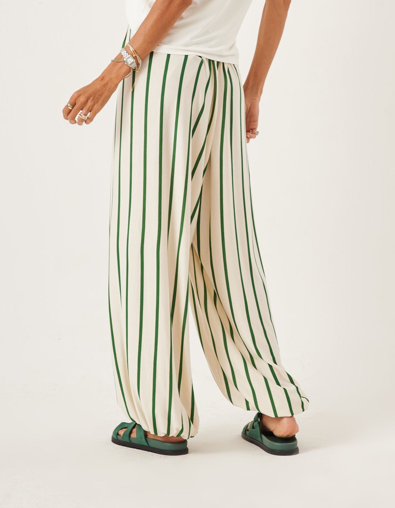 Calça Aladin Listras Verde