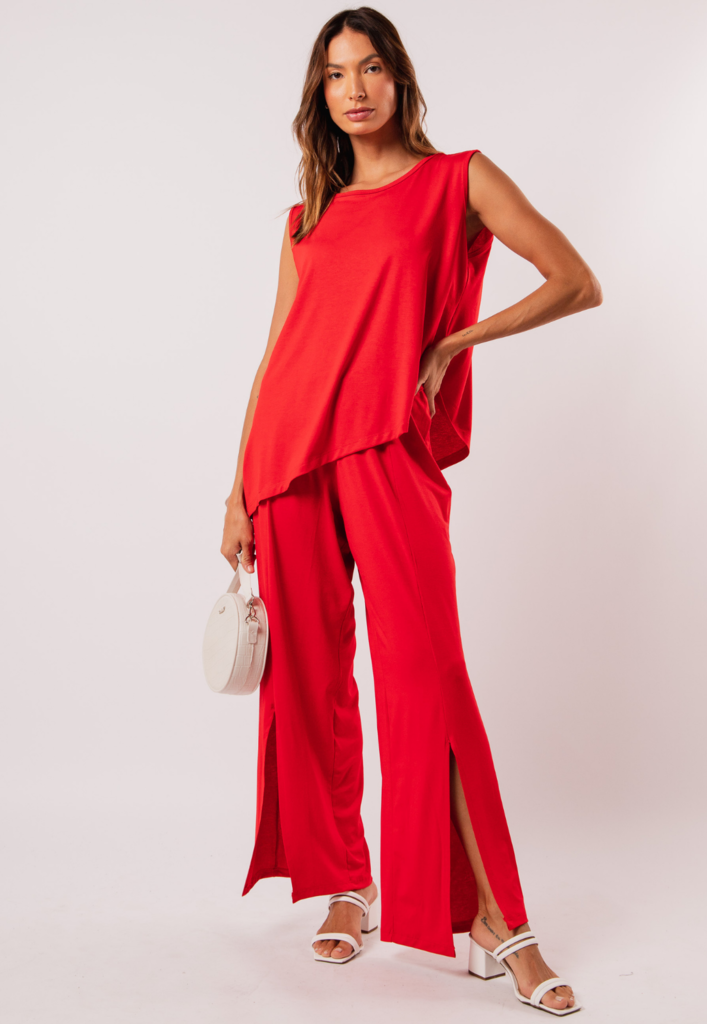 CALÇA FLORENCE VERMELHO