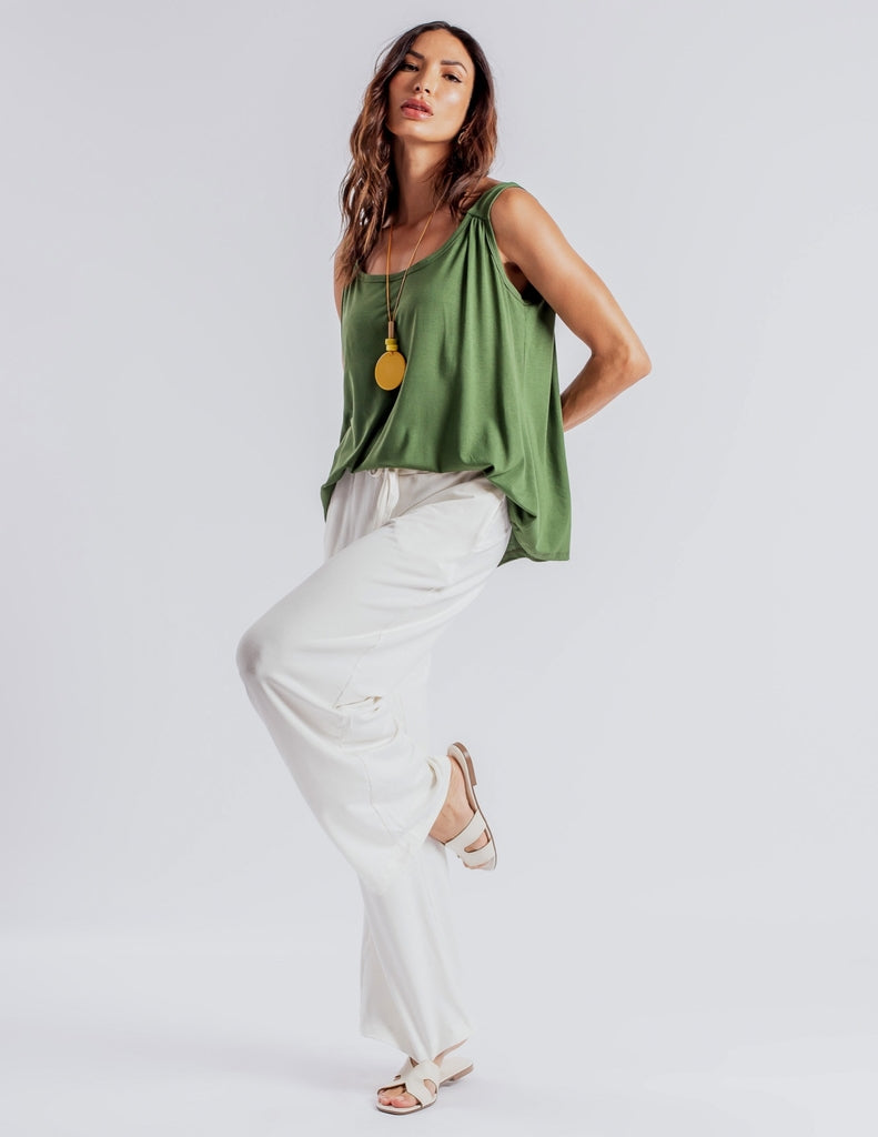 BLUSA REGATA ATENAS VERDE MILITAR