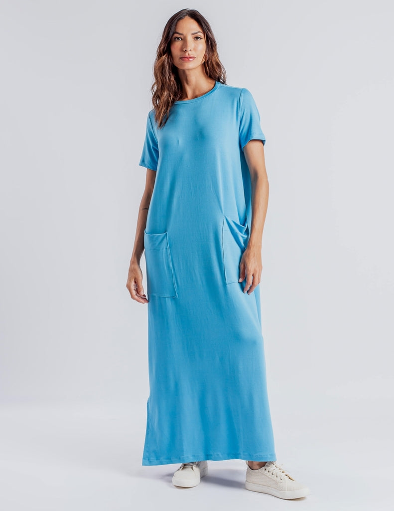 Vestido Paolla azul claro