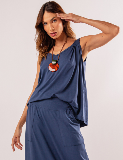 Blusa Atenas Marinho