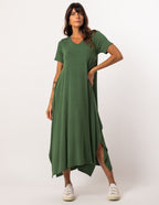 Vestido Aretha Verde Militar