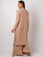 CONJUNTO VERONICA BEGE E CARDIGAN BEGE