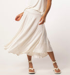Saia Midi Eloa OFF White