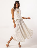 Saia Midi Eloa OFF White