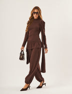 Conjunto Serena Marrom