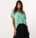 Blusa Transpassada Pistache
