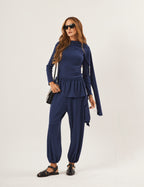 Conjunto Serena Azul Marinho